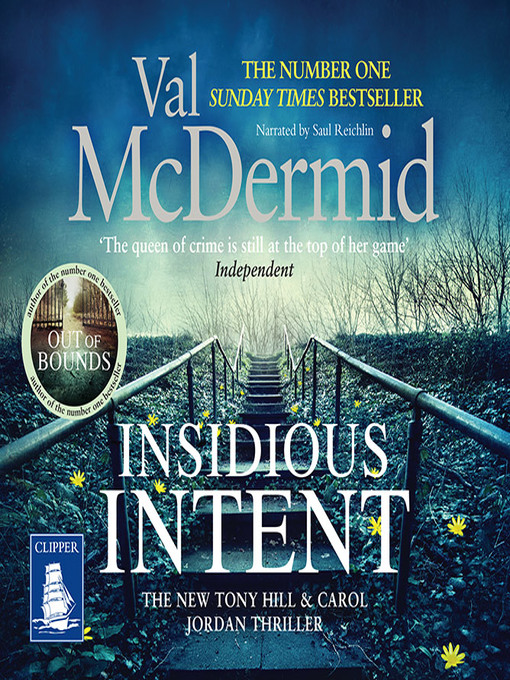 Cover image for Insidious Intent--Tony Hill and Carol Jordan Series, Book 10